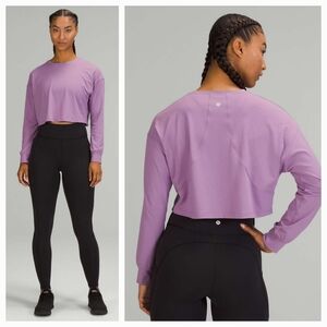 Lululemon Muscle Love Long Sleeve Shirt Wisteria Purple
